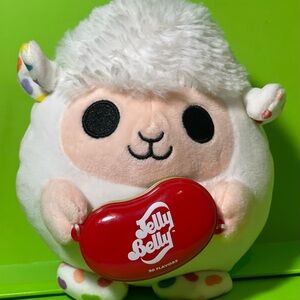 Cute Jelly Belly Plush Lamb Valentine Figure w/ Heart Candy Case ZURU 2024